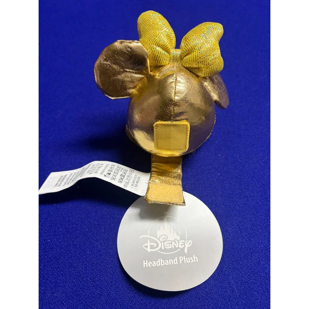 2025 Disney Parks Create Your Own Headband Gold Minnie Mouse ONLY New